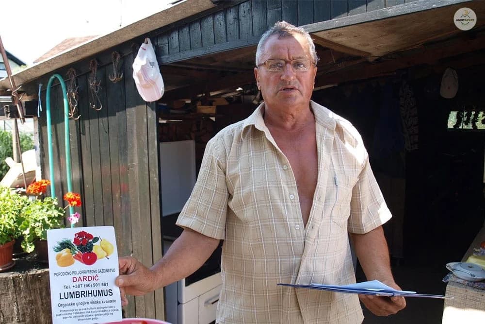 Gojko Dardić prozvodnjom lumbrihumusa  potvrdio da su mogućnosti poljoprivrede nesagledive