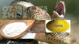 Soda i sumpor tjeraju zmije iz dvorišta!