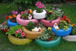 Kako napraviti saksije od starih guma