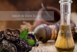 Rakija od suvih šljiva - Alkoholno piće vrhunskog kvaliteta