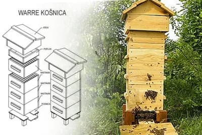 Warreova košnica - Troši manje energije i resursa od uobičajene košnice