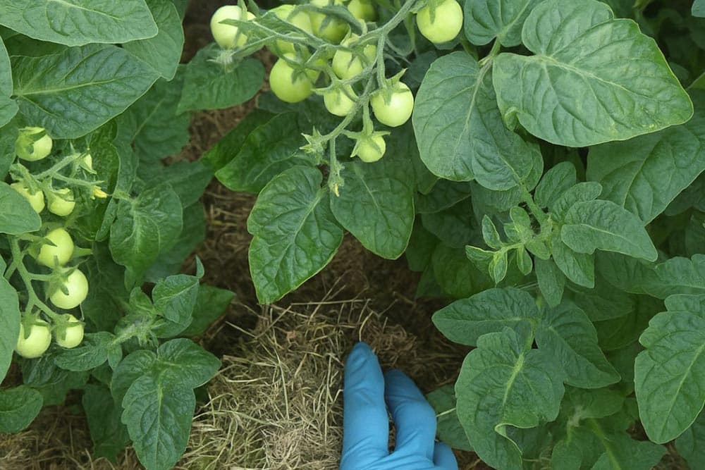 malčiranje paradajza