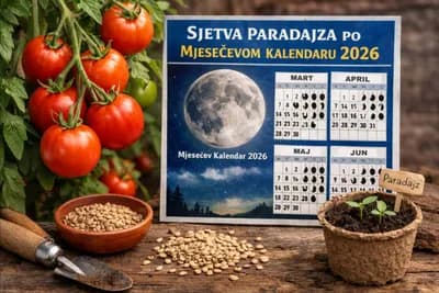 Kada sijati paradajz prema mjesečevom kalendaru 2026. godine