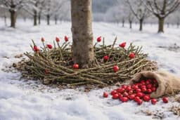 Prirodna zaštita bez hemikalija: Grane šipka ili ruža protiv glodara u voćnjaku