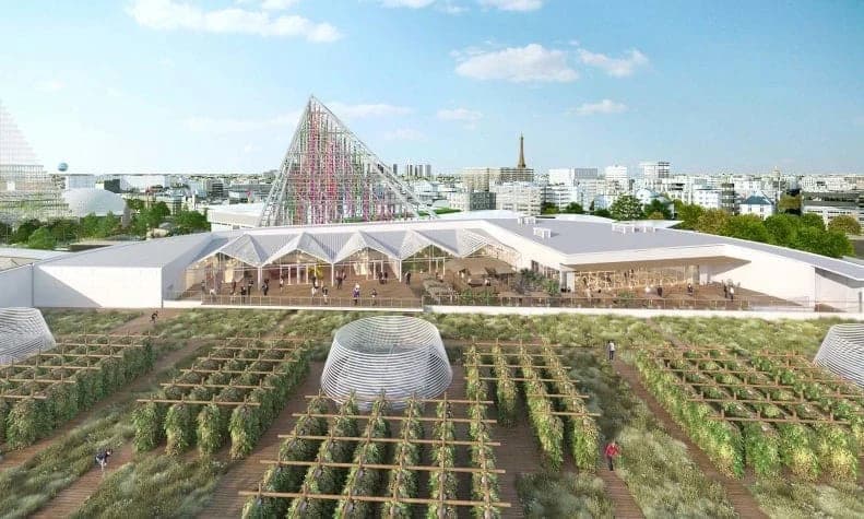 Najveća urbana bašta na svijetu od 2020. na krovu zgrade u Parizu
