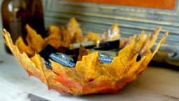 Napravite odmah: Prelijepa posuda od jesenjeg lišća