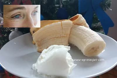Maska za lice od banane protiv bora