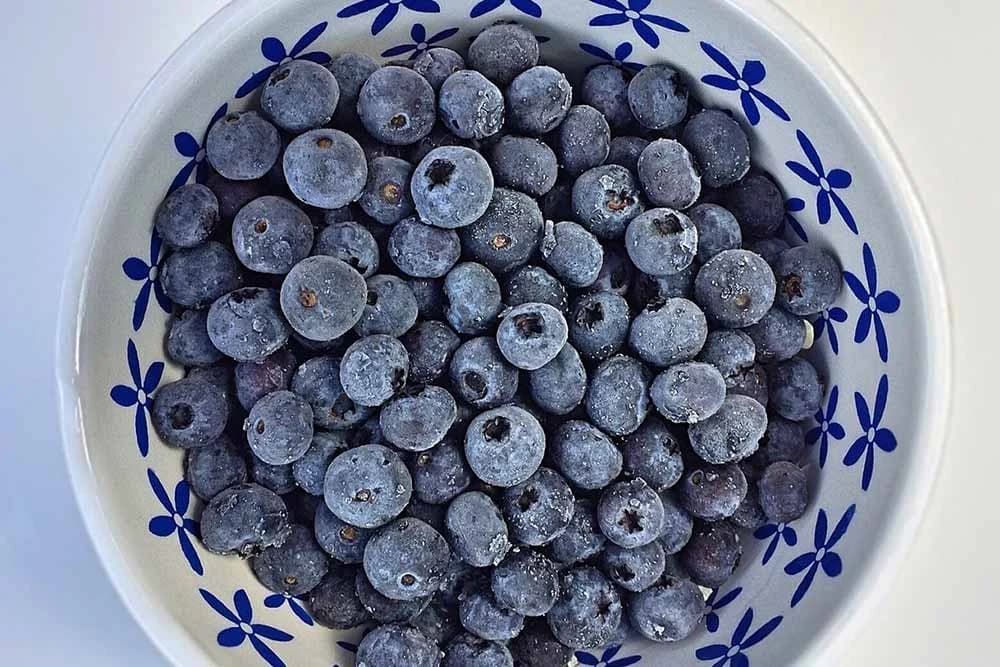 zamrzanute borovnice