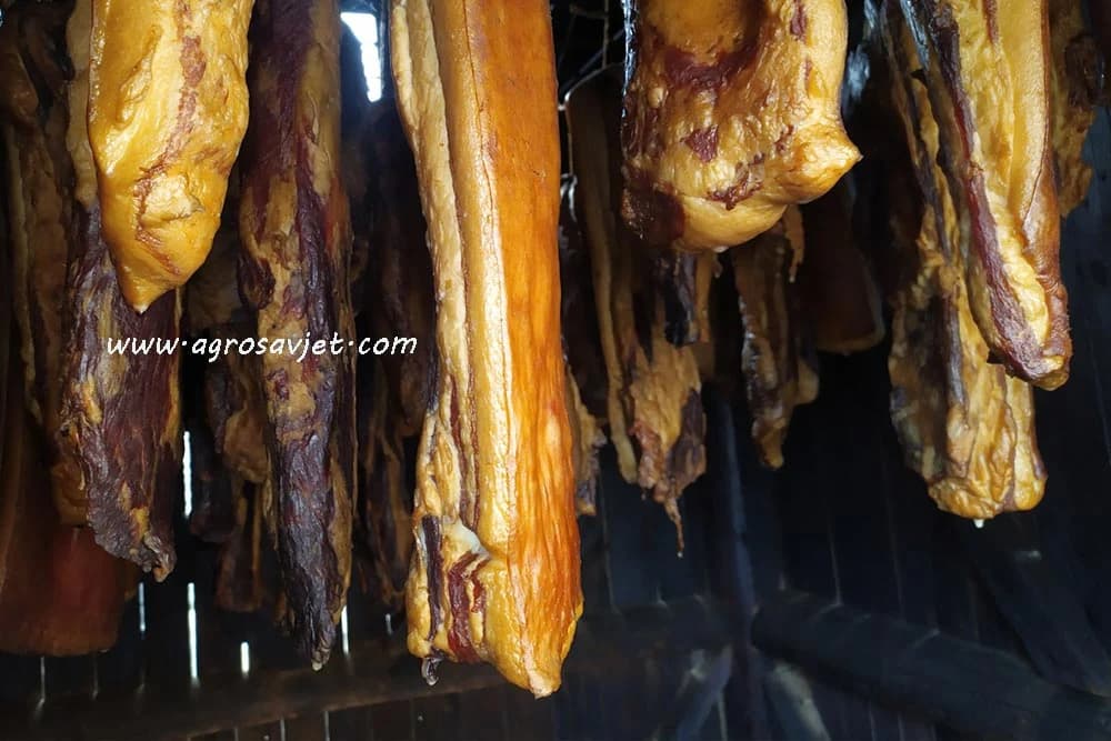 sušenje slanine