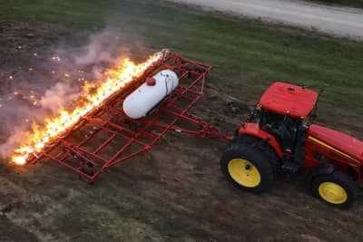 Suzbijanje korova bez herbicida primjenom plamena i struje