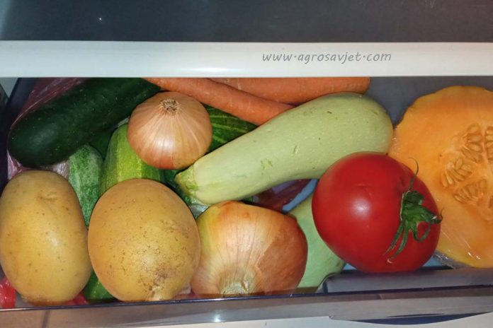 povrće u frižideru