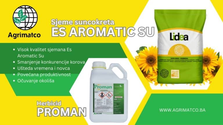 Efikasna kombinacija sjemena „ES Aromatic SU“ i herbicida „Proman“ za uspješan uzgoj suncokreta