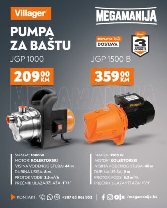 pumpa za baštu