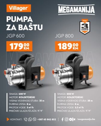 pumpa za baštu
